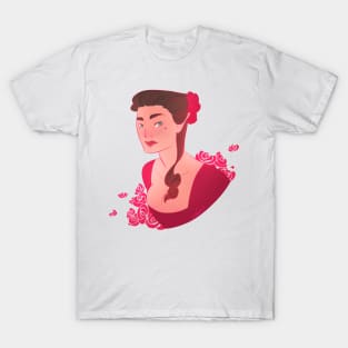 Rose red T-Shirt